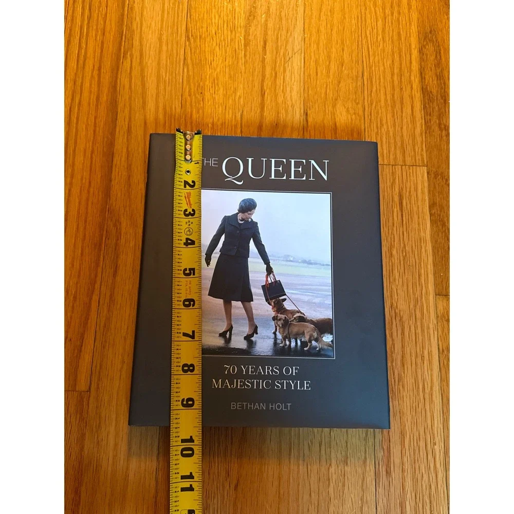 The Queen 70 Years of Majestic Style Bethan Holt Hardcover Fashion History Book